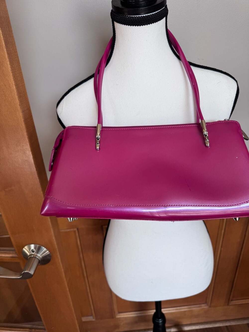 Beijo London Paris New York Pink Handbag Purse Shoulder Bag